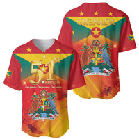 Happy 51st Independence Day Grenada Baseball Jersey One People One Journey One Future