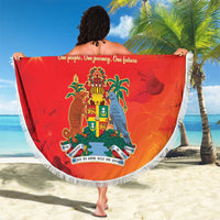 Happy 51st Independence Day Grenada Beach Blanket One People One Journey One Future