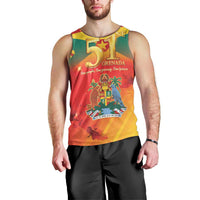 Happy 51st Independence Day Grenada Men Tank Top One People One Journey One Future
