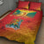 Happy 51st Independence Day Grenada Quilt Bed Set One People One Journey One Future