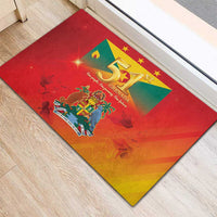 Happy 51st Independence Day Grenada Rubber Doormat One People One Journey One Future