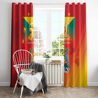 Happy 51st Independence Day Grenada Window Curtain One People One Journey One Future