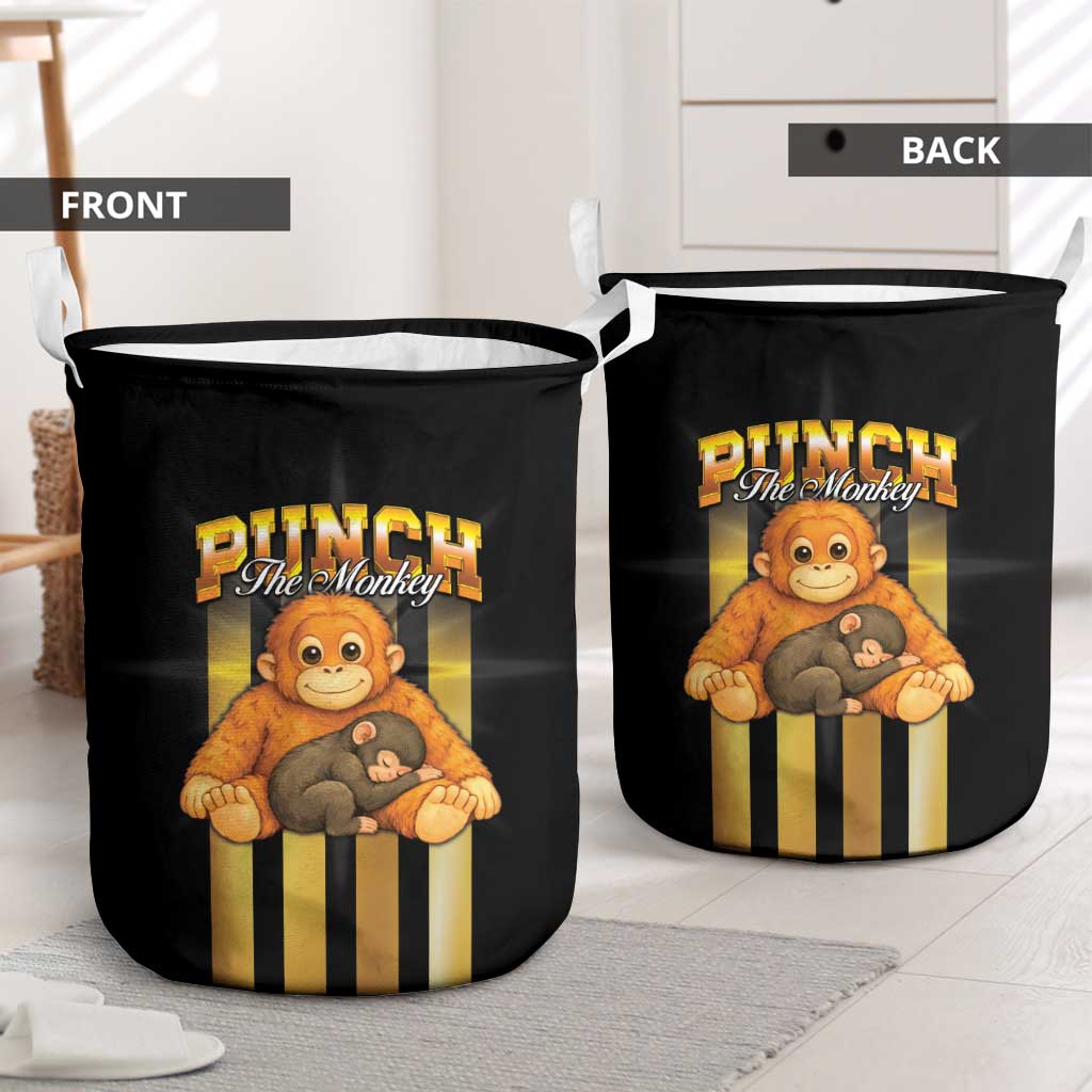 Punch The Monkey Laundry Basket Team Punch Monkey