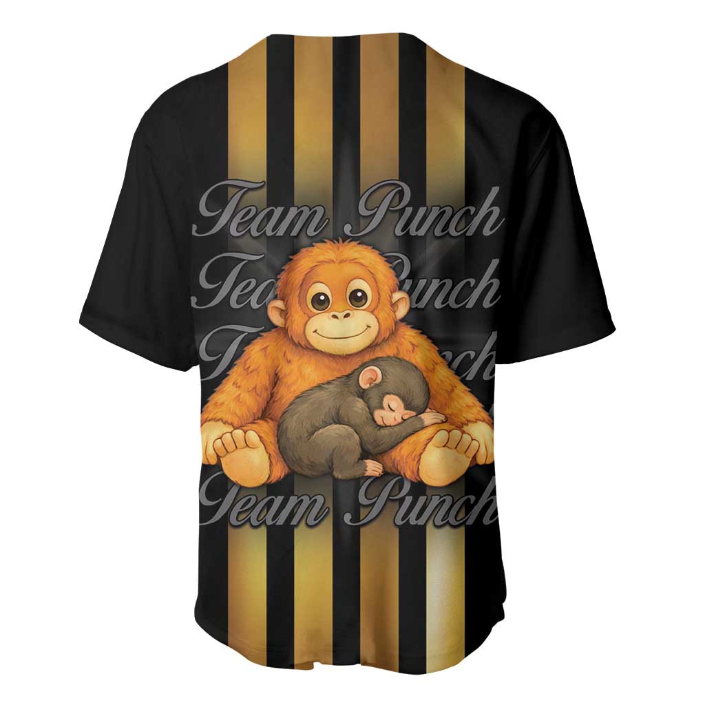 Punch The Monkey Baseball Jersey Team Punch Monkey