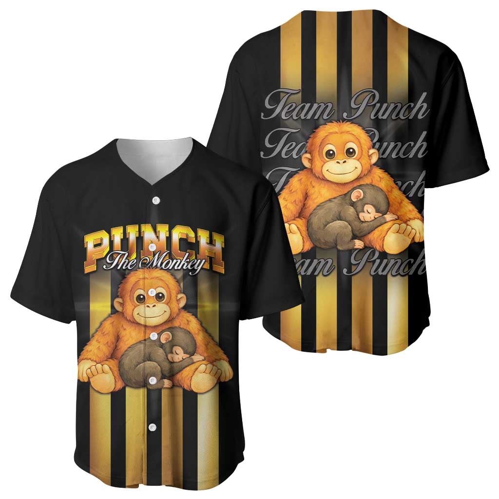 Punch The Monkey Baseball Jersey Team Punch Monkey