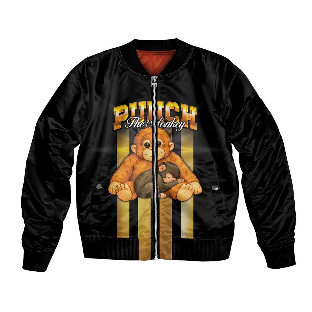 Punch The Monkey Bomber Jacket Team Punch Monkey