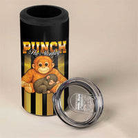 Punch The Monkey 4 in 1 Can Cooler Tumbler Team Punch Monkey