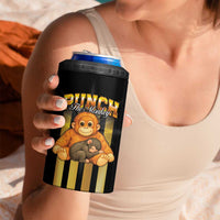 Punch The Monkey 4 in 1 Can Cooler Tumbler Team Punch Monkey