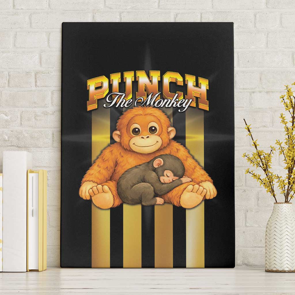 Punch The Monkey Canvas Wall Art Team Punch Monkey