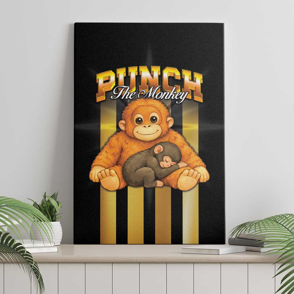 Punch The Monkey Canvas Wall Art Team Punch Monkey