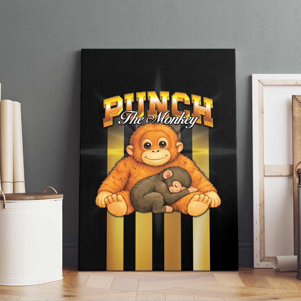 Punch The Monkey Canvas Wall Art Team Punch Monkey