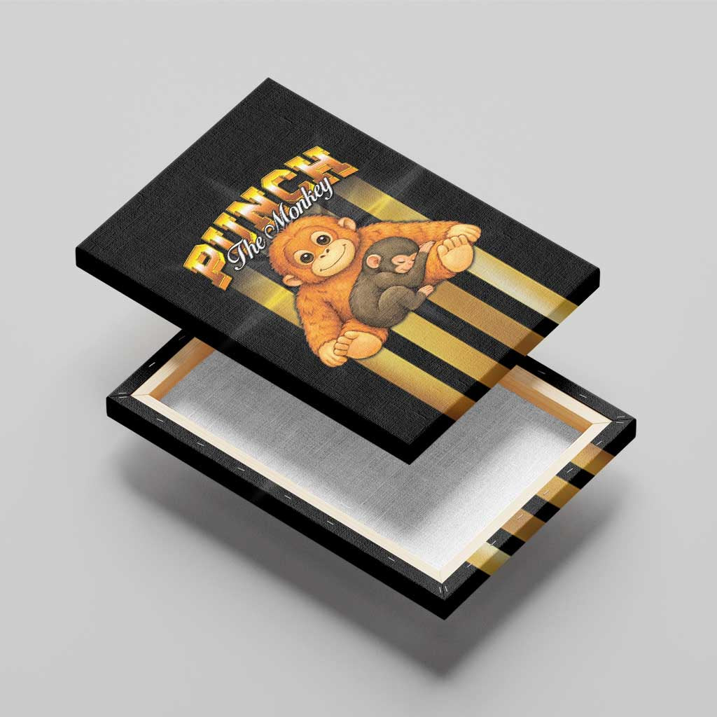 Punch The Monkey Canvas Wall Art Team Punch Monkey
