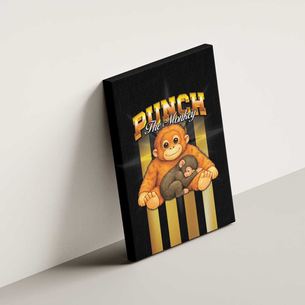 Punch The Monkey Canvas Wall Art Team Punch Monkey