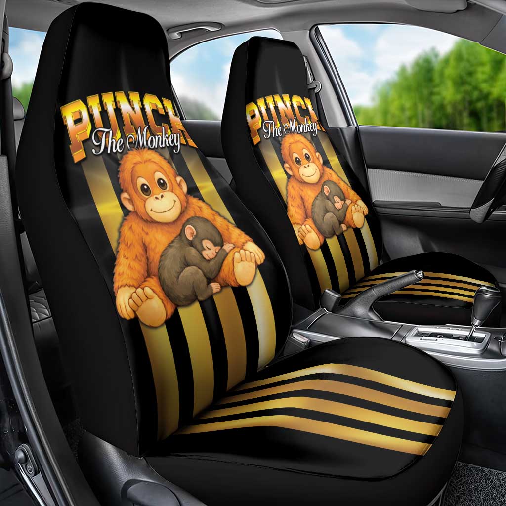 Punch The Monkey Car Seat Cover Team Punch Monkey
