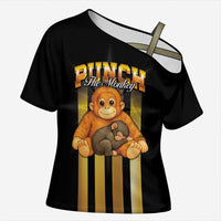 Punch The Monkey Cross Shoulder Shirt Team Punch Monkey