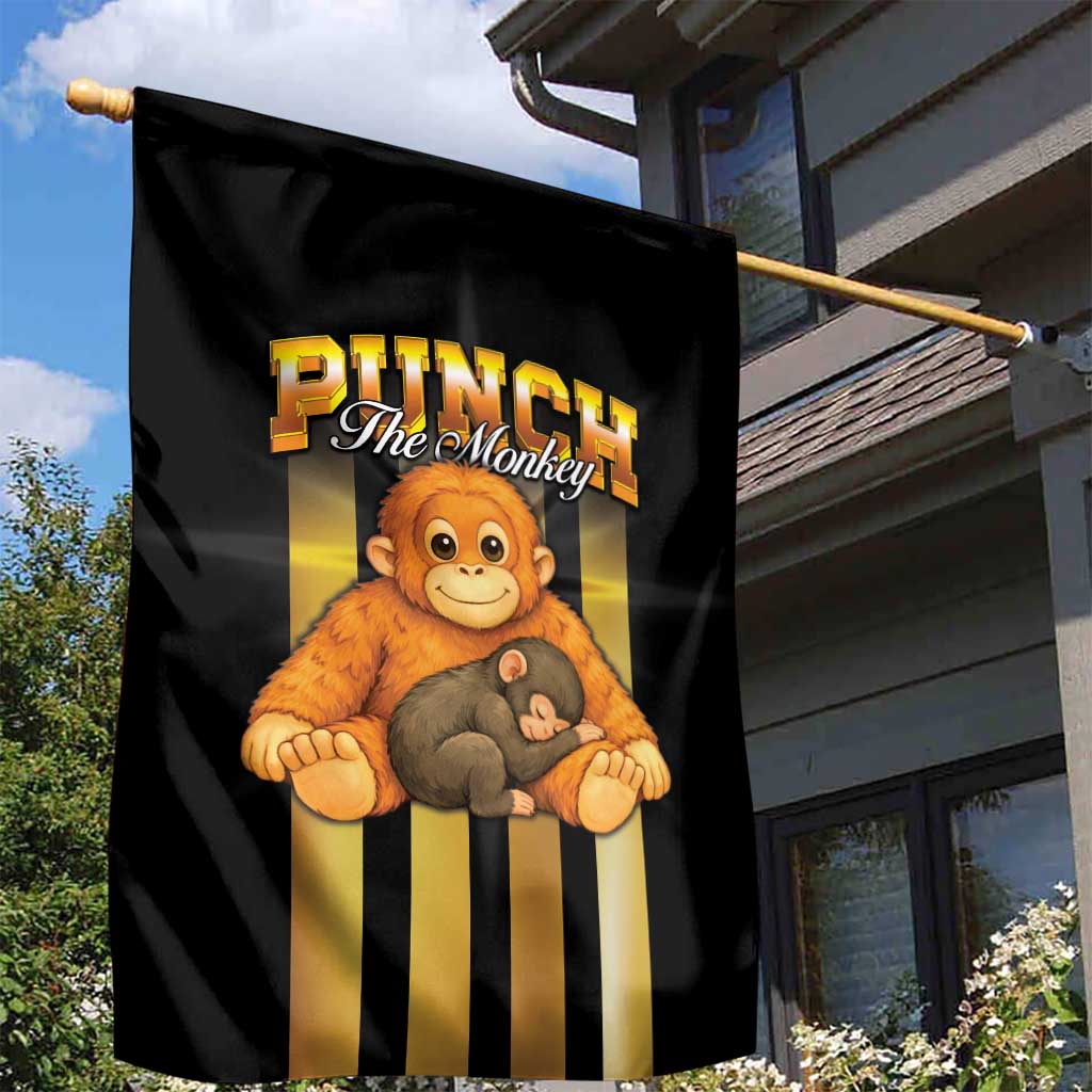 Punch The Monkey Garden Flag Team Punch Monkey