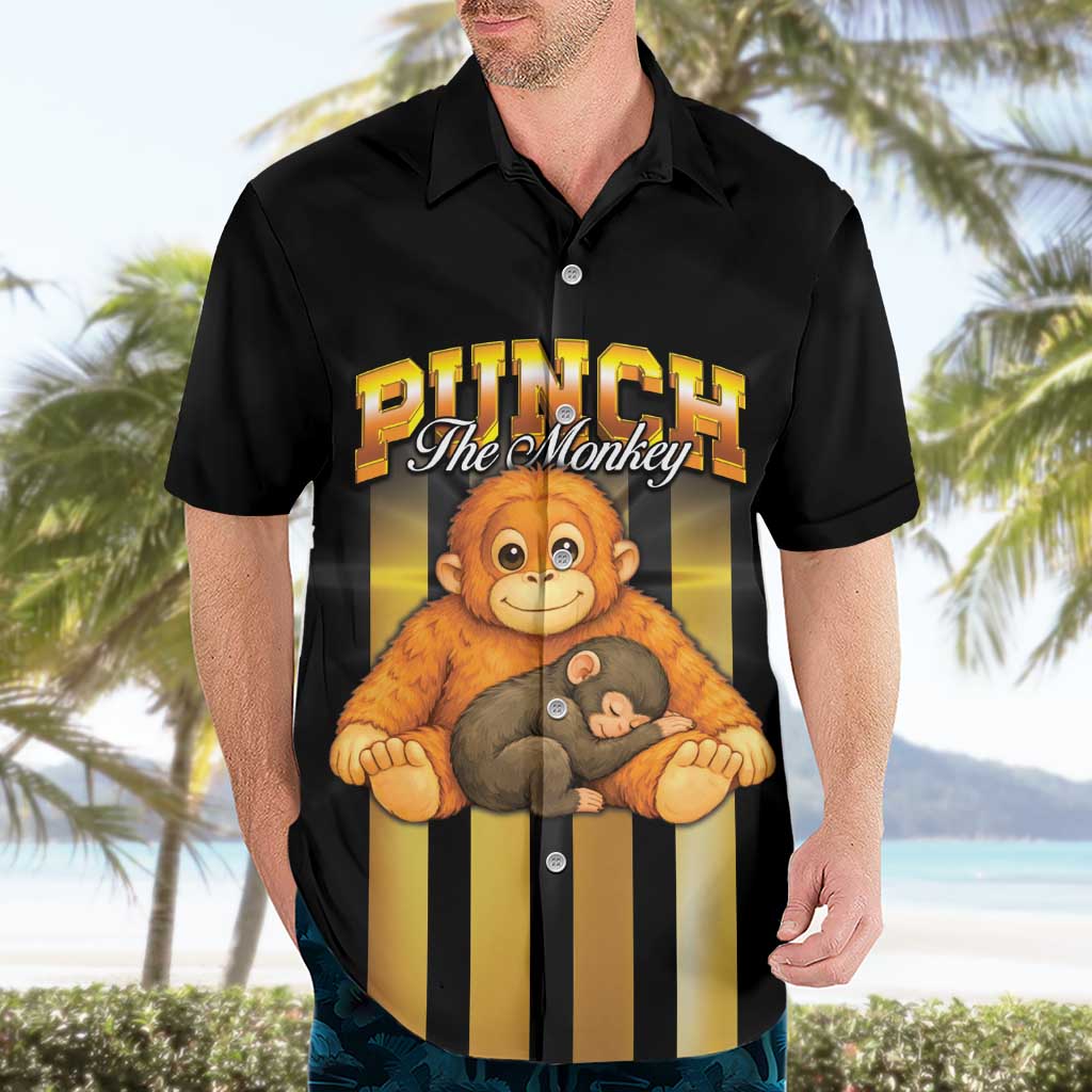 Punch The Monkey Hawaiian Shirt Team Punch Monkey