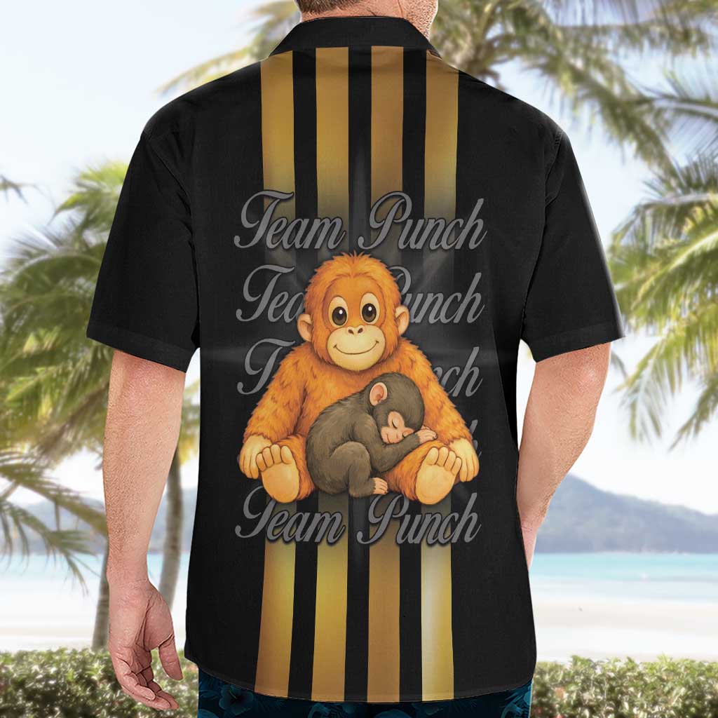Punch The Monkey Hawaiian Shirt Team Punch Monkey