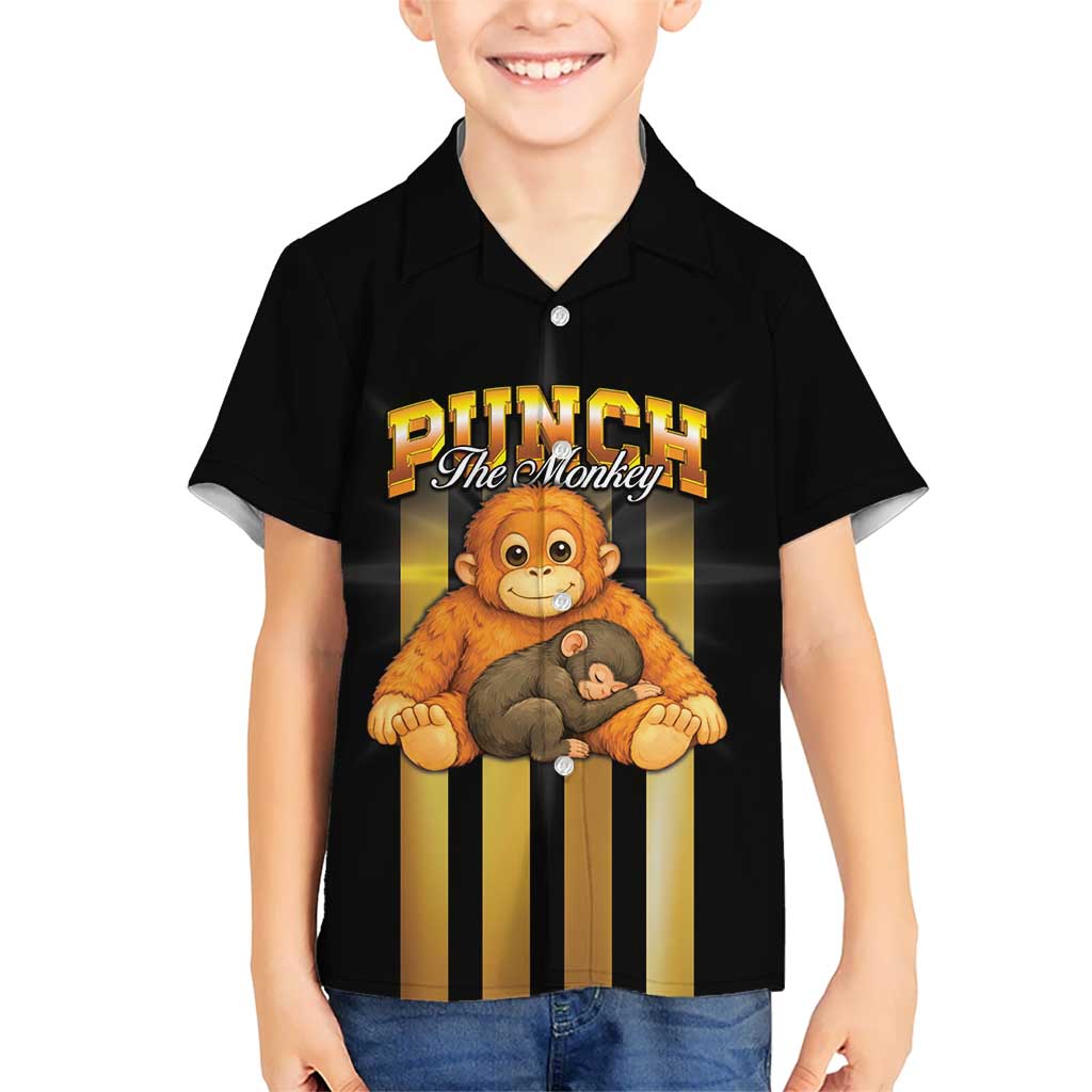 Punch The Monkey Hawaiian Shirt Team Punch Monkey