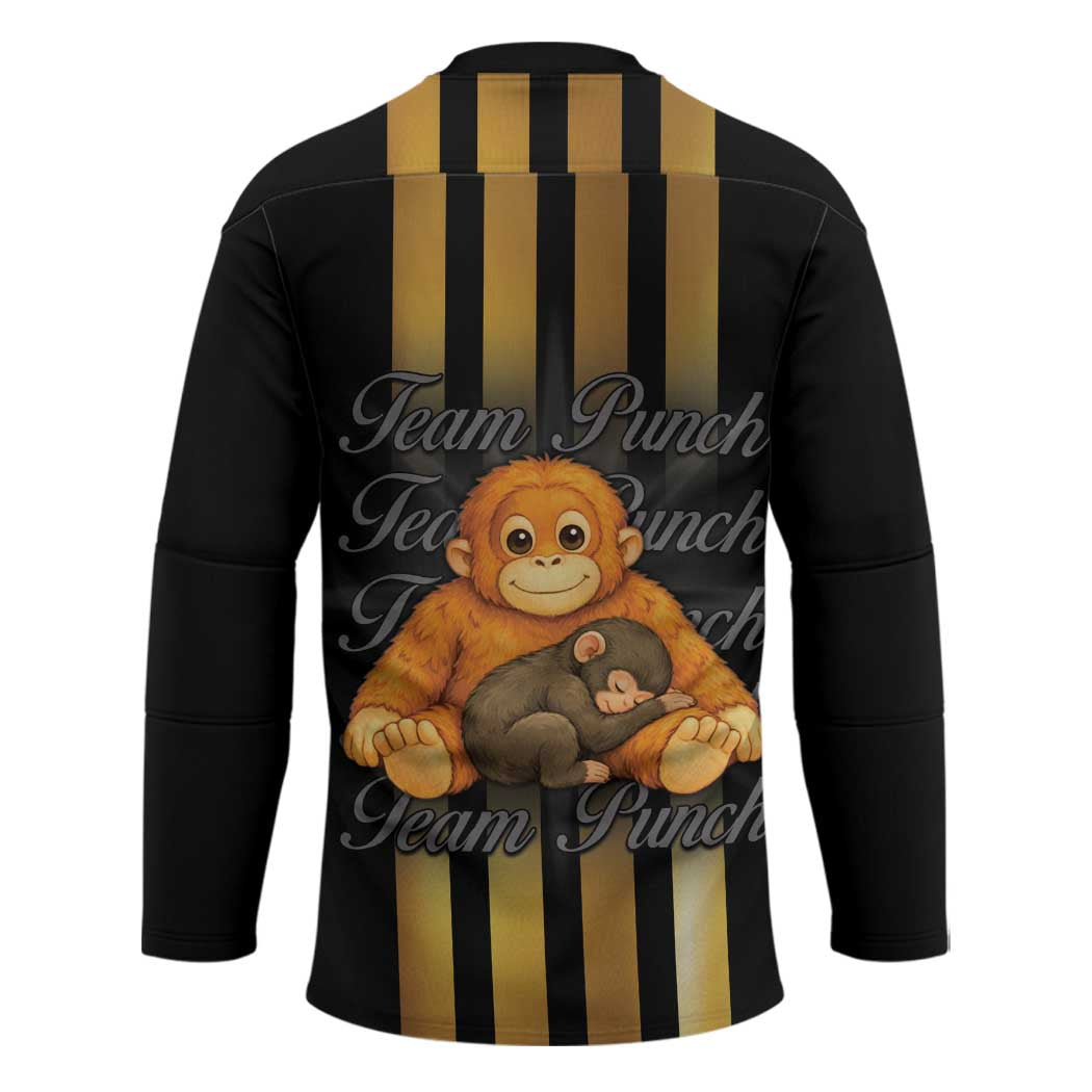 Punch The Monkey Hockey Jersey Team Punch Monkey