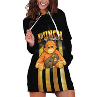 Punch The Monkey Hoodie Dress Team Punch Monkey