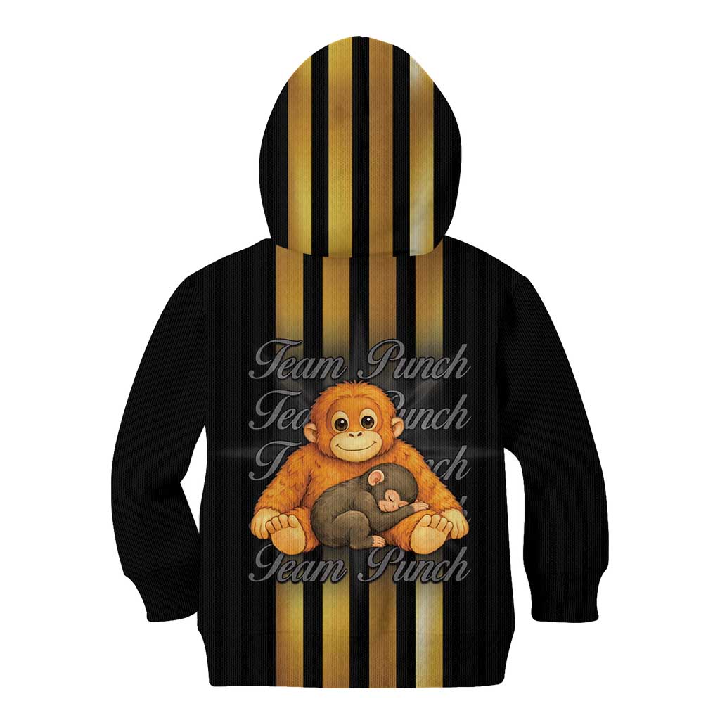Punch The Monkey Kid Hoodie Team Punch Monkey