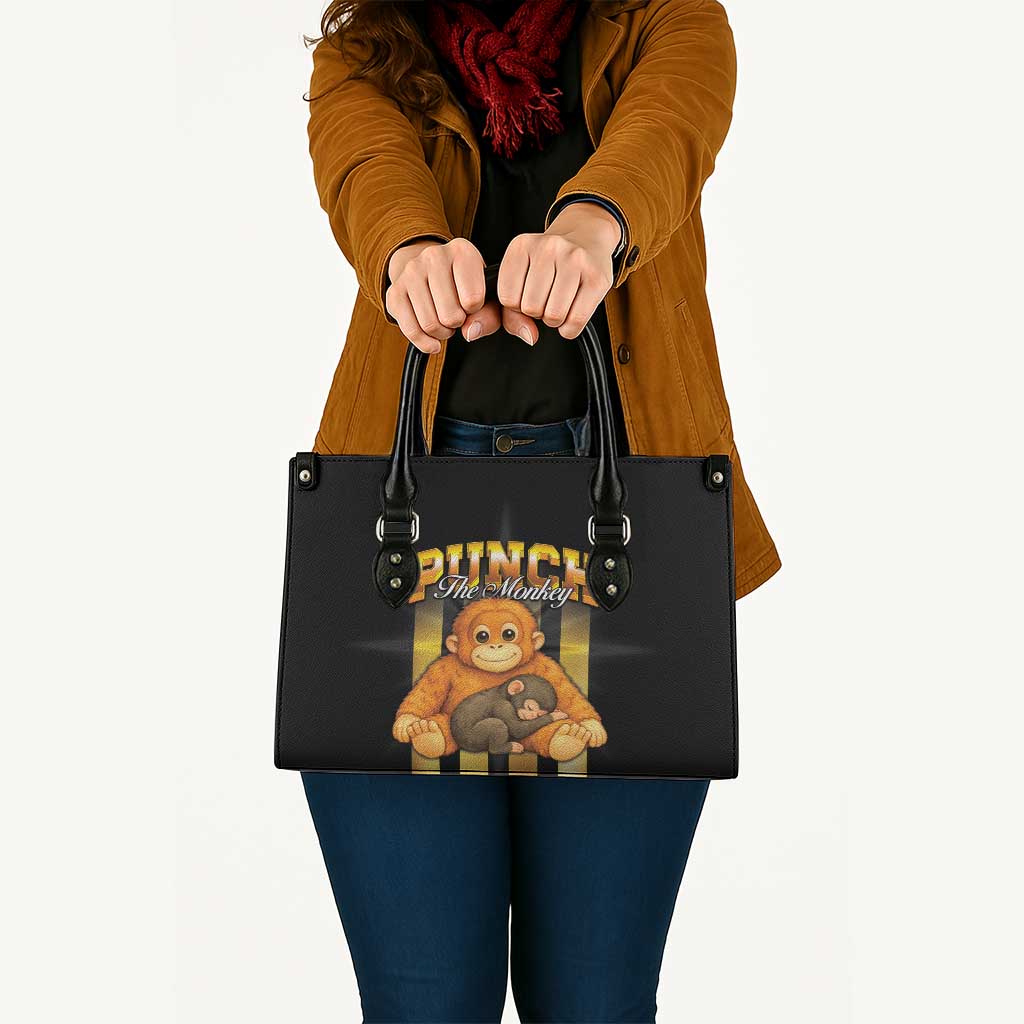 Punch The Monkey Leather Bag Team Punch Monkey