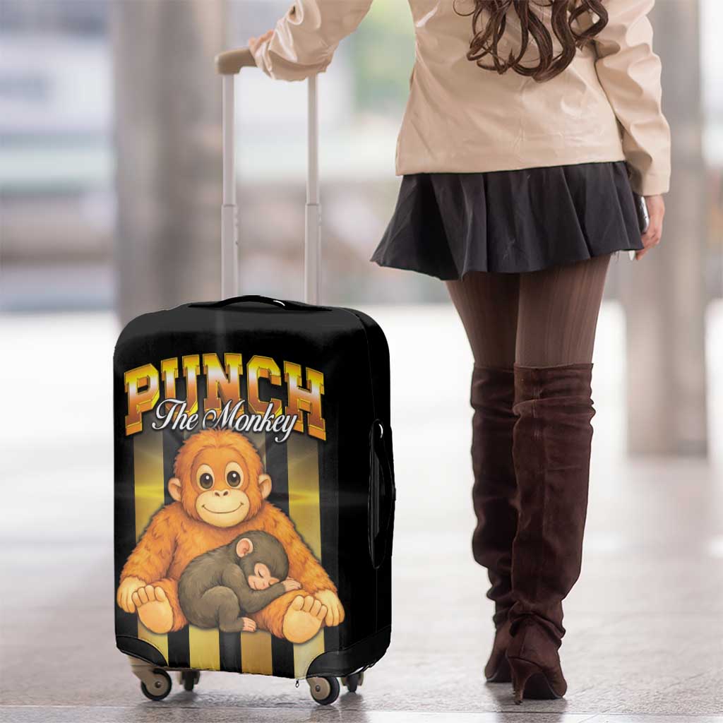 Punch The Monkey Luggage Cover Team Punch Monkey