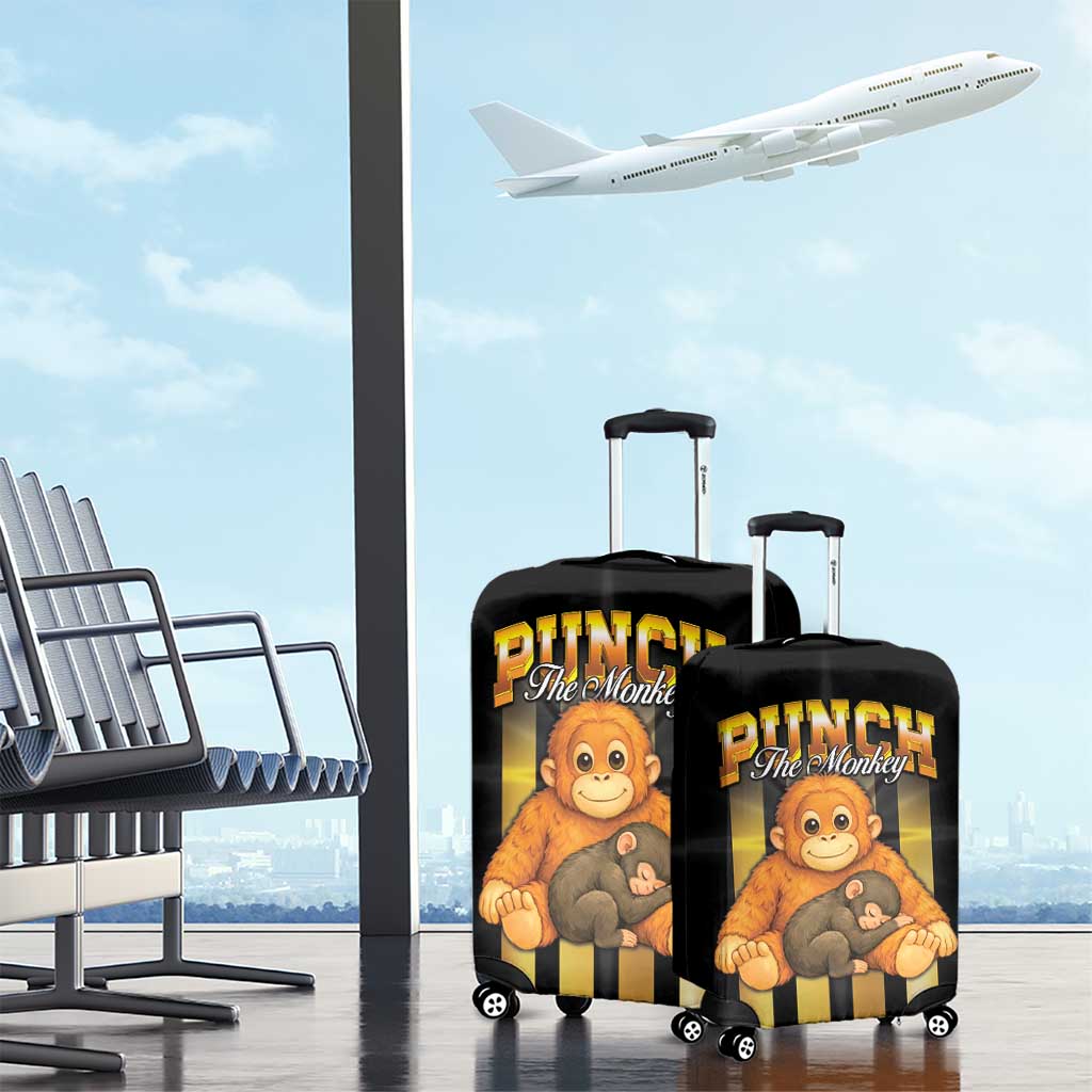 Punch The Monkey Luggage Cover Team Punch Monkey
