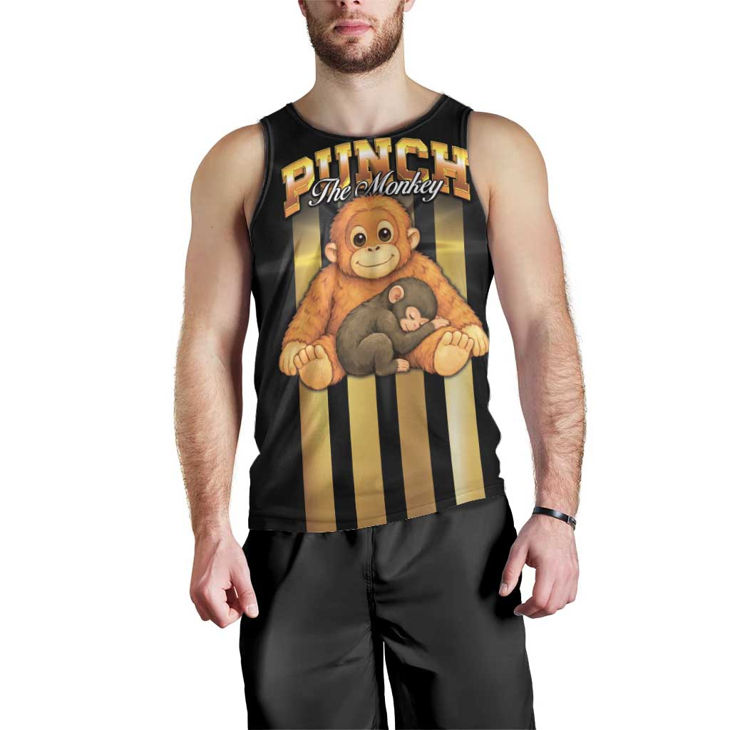 Punch The Monkey Men Tank Top Team Punch Monkey