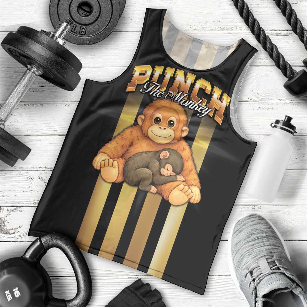Punch The Monkey Men Tank Top Team Punch Monkey