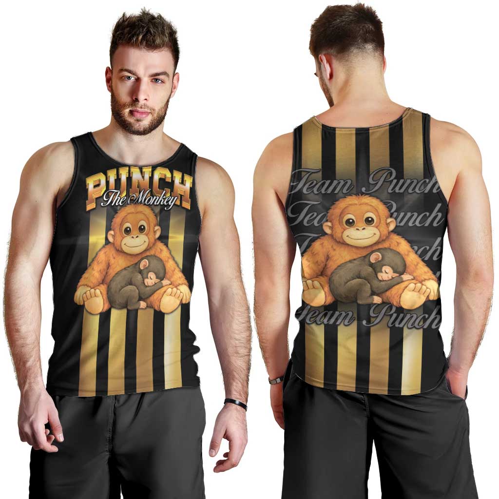 Punch The Monkey Men Tank Top Team Punch Monkey