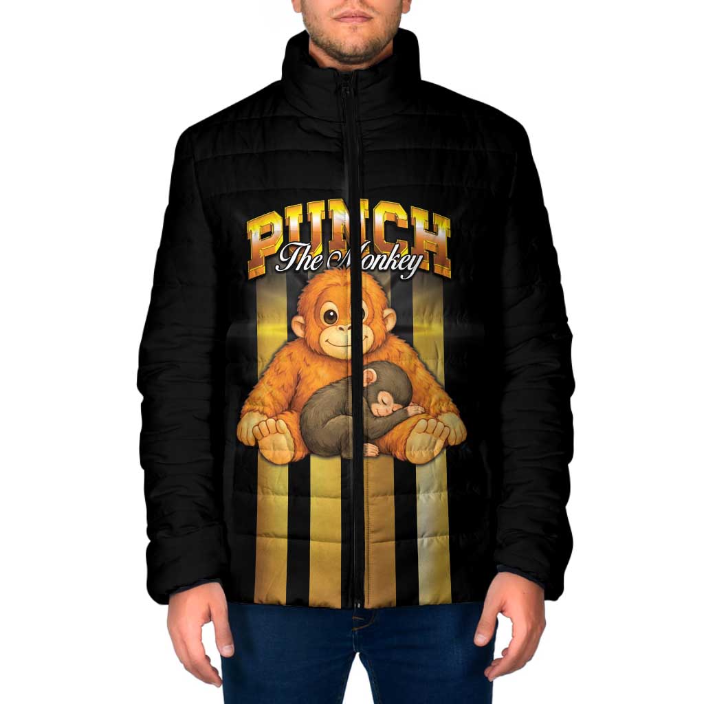 Punch The Monkey Padded Jacket Team Punch Monkey