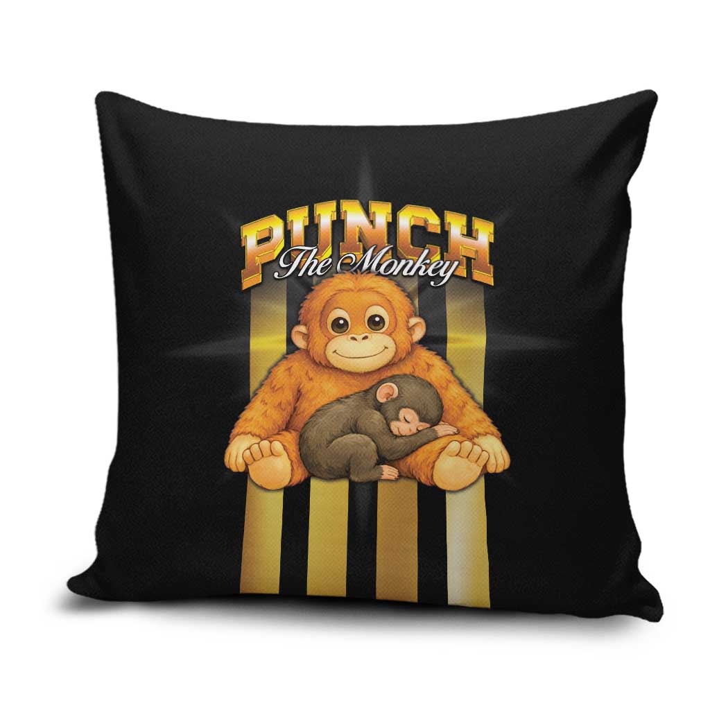 Punch The Monkey Pillow Cover Team Punch Monkey