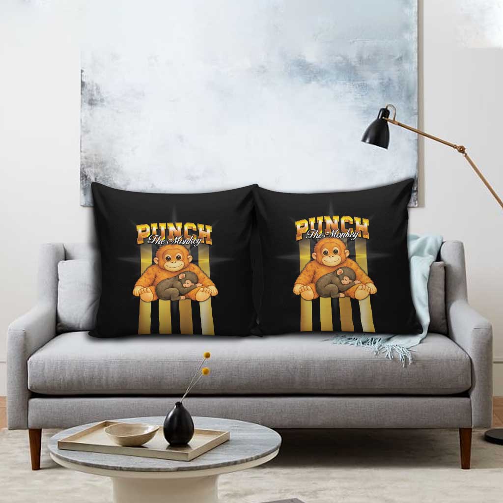 Punch The Monkey Pillow Cover Team Punch Monkey