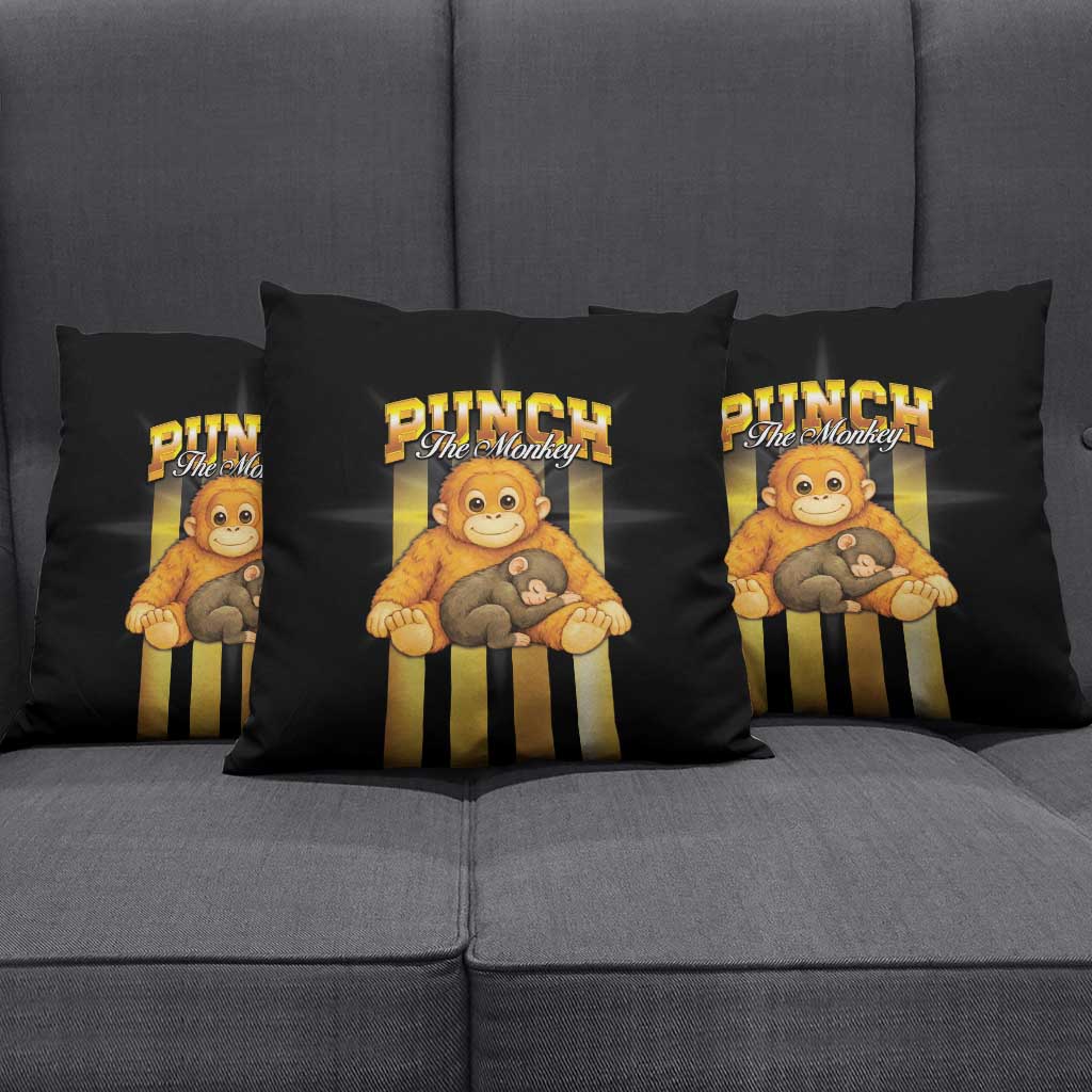 Punch The Monkey Pillow Cover Team Punch Monkey
