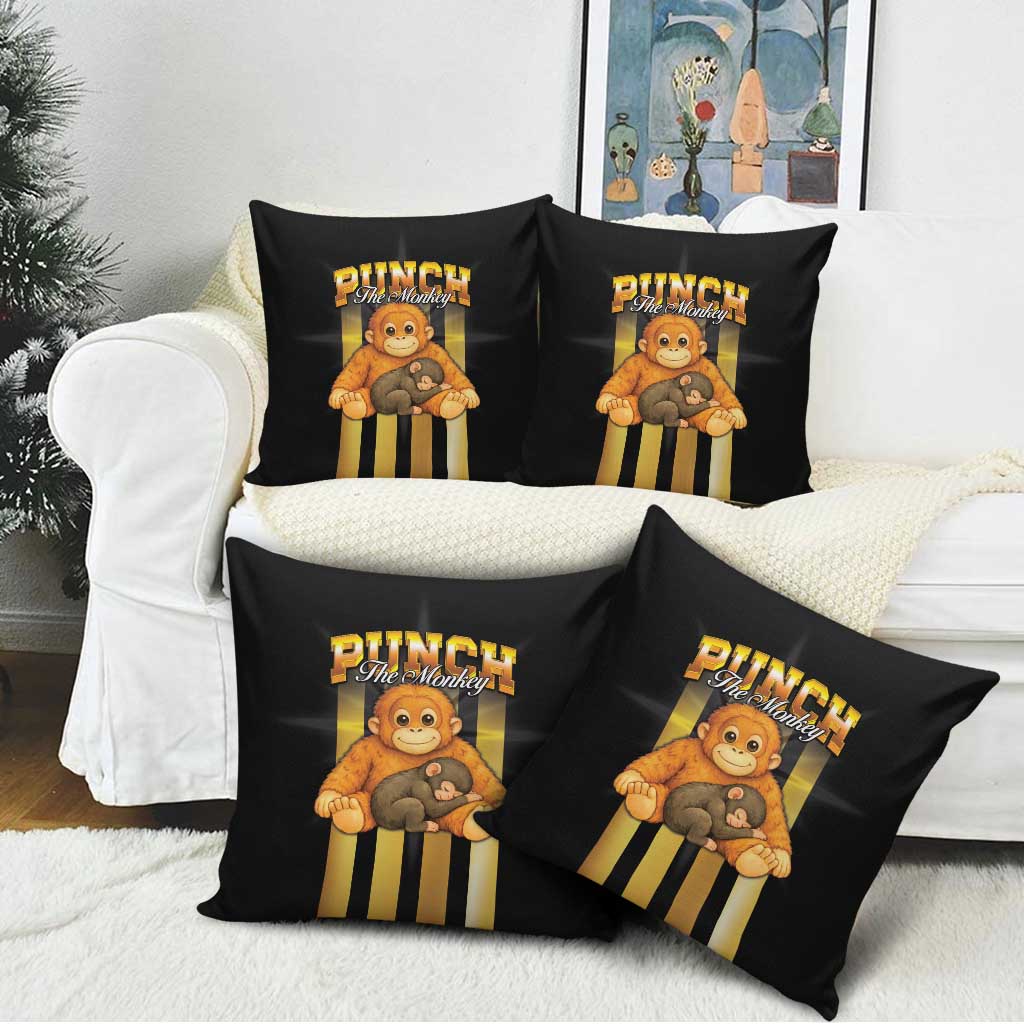 Punch The Monkey Pillow Cover Team Punch Monkey