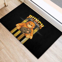 Punch The Monkey Rubber Doormat Team Punch Monkey