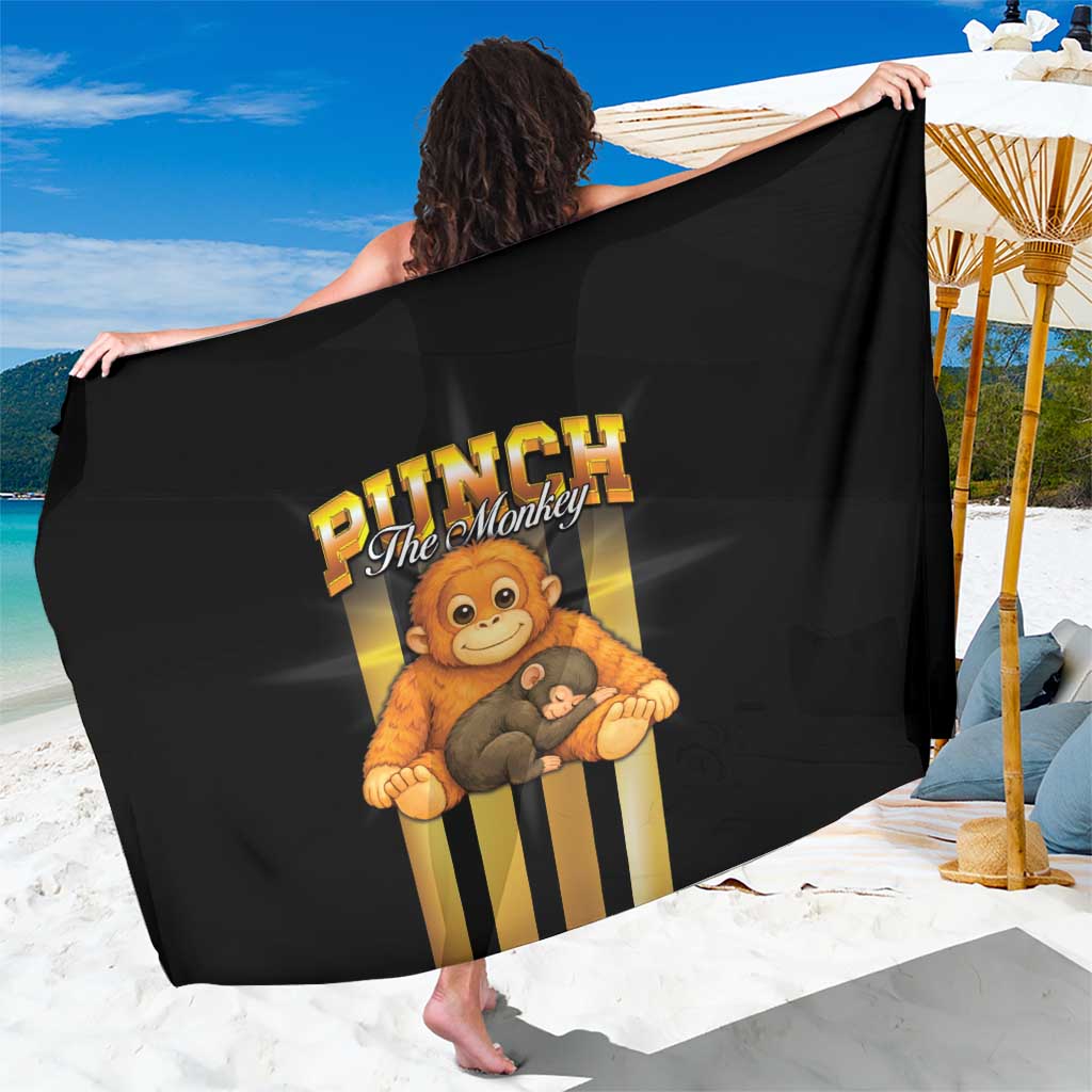 Punch The Monkey Sarong Team Punch Monkey