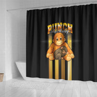Punch The Monkey Shower Curtain Team Punch Monkey