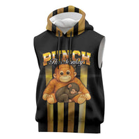 Punch The Monkey Sleeveless Hoodie Team Punch Monkey