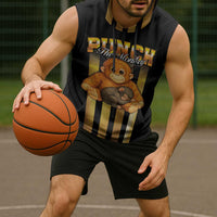 Punch The Monkey Sleeveless Hoodie Team Punch Monkey