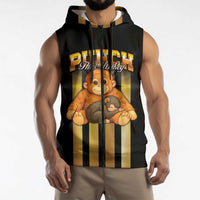 Punch The Monkey Sleeveless Zip Hoodie Team Punch Monkey
