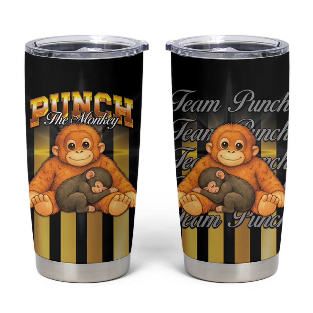 Punch The Monkey Tumbler Cup Team Punch Monkey