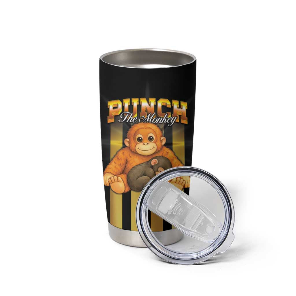 Punch The Monkey Tumbler Cup Team Punch Monkey