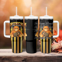 Punch The Monkey Tumbler With Handle Team Punch Monkey