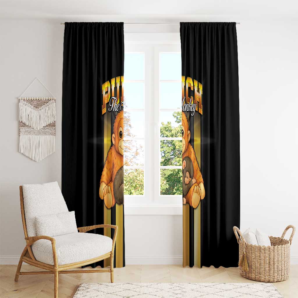 Punch The Monkey Window Curtain Team Punch Monkey