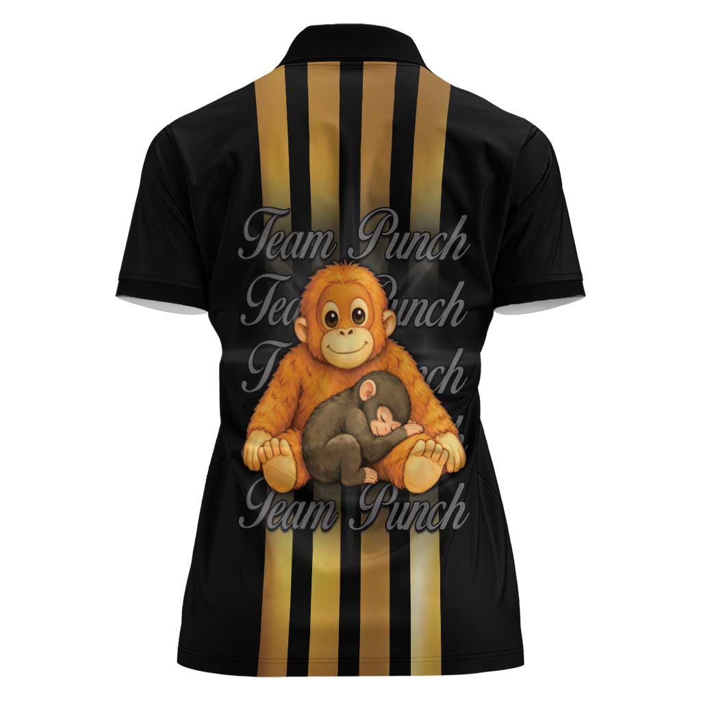 Punch The Monkey Women Polo Shirt Team Punch Monkey