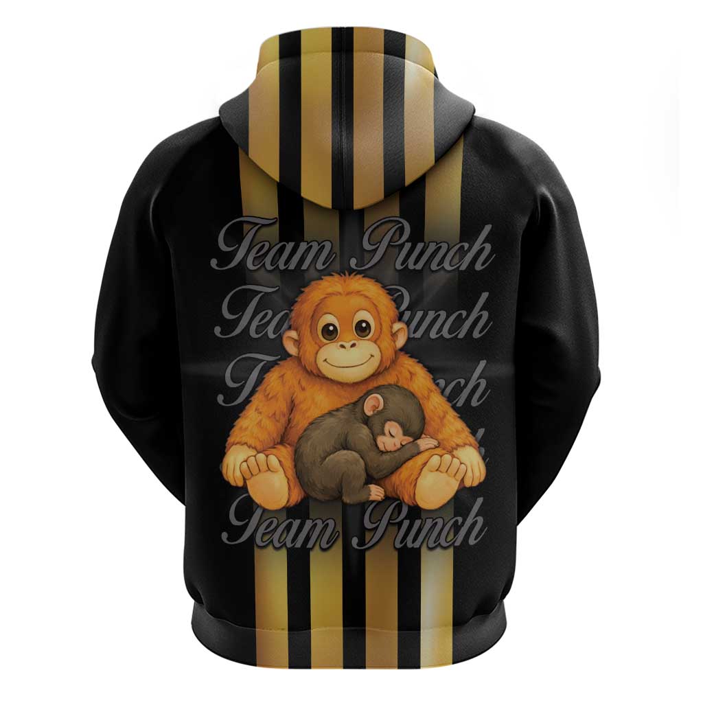Punch The Monkey Zip Hoodie Team Punch Monkey