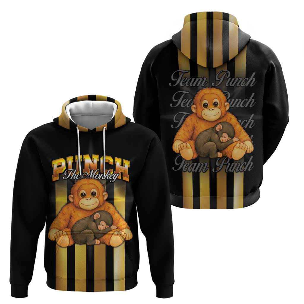 Punch The Monkey Zip Hoodie Team Punch Monkey